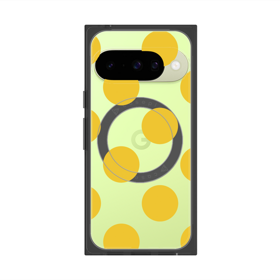 Premium Square Case with Pixelsnap［ Simple Dot - Yellow ］