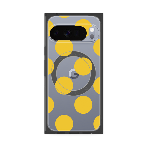 Premium Square Case with Pixelsnap［ Simple Dot - Yellow ］