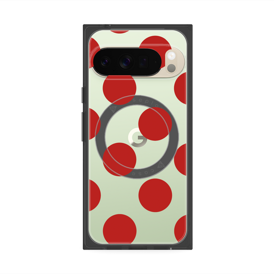 Premium Square Case with Pixelsnap［ Simple Dot - Red ］