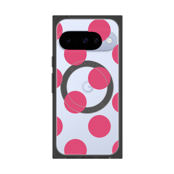 Premium Square Case with Pixelsnap［ Simple Dot - Pink ］