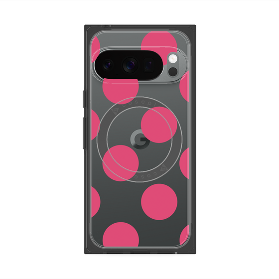 Premium Square Case with Pixelsnap［ Simple Dot - Pink ］