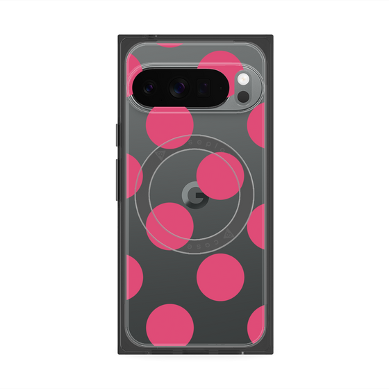 Premium Square Case with Pixelsnap［ Simple Dot - Pink ］