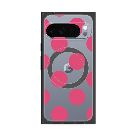 Premium Square Case with Pixelsnap［ Simple Dot - Pink ］