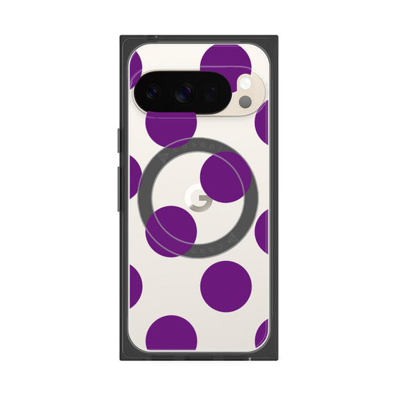 Premium Square Case with Pixelsnap［ Simple Dot - Purple ］