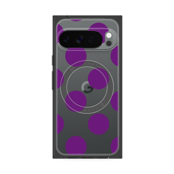 Premium Square Case with Pixelsnap［ Simple Dot - Purple ］