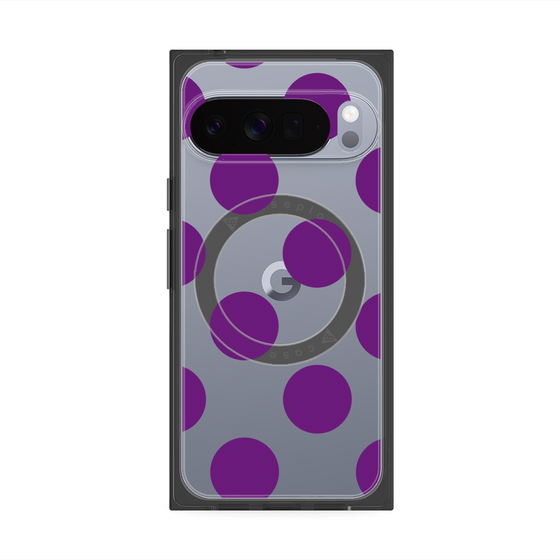 Premium Square Case with Pixelsnap［ Simple Dot - Purple ］