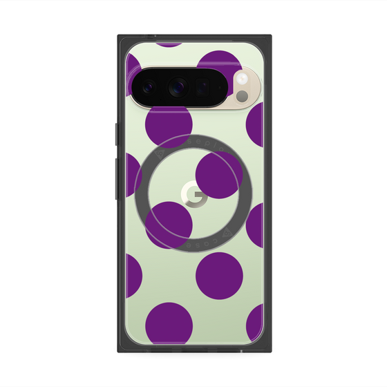 Premium Square Case with Pixelsnap［ Simple Dot - Purple ］