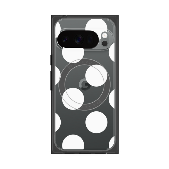 Premium Square Case with Pixelsnap［ Simple Dot - White ］