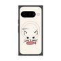Premium Square Case with Pixelsnap［ Very Greedy Cat - White ］