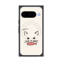 Premium Square Case with Pixelsnap［ Very Greedy Cat - White ］