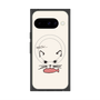 Premium Square Case with Pixelsnap［ Very Greedy Cat - White ］