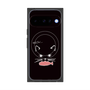 Premium Square Case with Pixelsnap［ Very Greedy Cat - Black ］