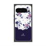 Premium Square Case with Pixelsnap［ Twin Dot Flower - Navy ］