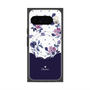 Premium Square Case with Pixelsnap［ Twin Dot Flower - Navy ］