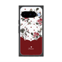 Premium Square Case with Pixelsnap［ Twin Dot Flower - Red ］
