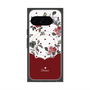 Premium Square Case with Pixelsnap［ Twin Dot Flower - Red ］