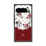 Premium Square Case with Pixelsnap［ Twin Dot Flower - Red ］