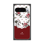 Premium Square Case with Pixelsnap［ Twin Dot Flower - Red ］