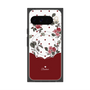 Premium Square Case with Pixelsnap［ Twin Dot Flower - Red ］