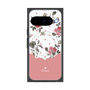 Premium Square Case with Pixelsnap［ Twin Dot Flower - Pink ］