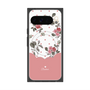 Premium Square Case with Pixelsnap［ Twin Dot Flower - Pink ］