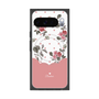 Premium Square Case with Pixelsnap［ Twin Dot Flower - Pink ］
