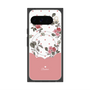 Premium Square Case with Pixelsnap［ Twin Dot Flower - Pink ］