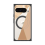 Premium Square Case with Pixelsnap［ Marble Triangle Palette - Beige ］