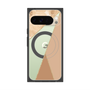 Premium Square Case with Pixelsnap［ Marble Triangle Palette - Beige ］