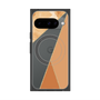 Premium Square Case with Pixelsnap［ Marble Triangle Palette - Orange ］