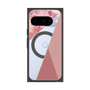 Premium Square Case with Pixelsnap［ Marble Triangle Palette - Pink ］