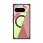 Premium Square Case with Pixelsnap［ Marble Triangle Palette - Pink ］