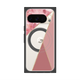 Premium Square Case with Pixelsnap［ Marble Triangle Palette - Pink ］