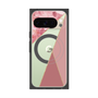 Premium Square Case with Pixelsnap［ Marble Triangle Palette - Pink ］