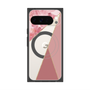 Premium Square Case with Pixelsnap［ Marble Triangle Palette - Pink ］
