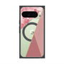 Premium Square Case with Pixelsnap［ Marble Triangle Palette - Pink ］
