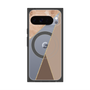 Premium Square Case with Pixelsnap［ Marble Triangle Palette - Brown ］