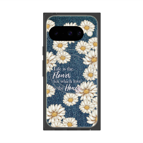 Premium Square Case with Pixelsnap［ Marguerite Denim ］