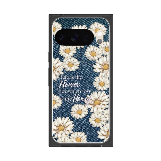 Premium Square Case with Pixelsnap［ Marguerite Denim ］