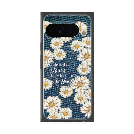 Premium Square Case with Pixelsnap［ Marguerite Denim ］