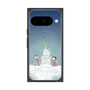 Premium Square Case with Pixelsnap［ Quiet Penguin Night ］