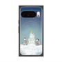 Premium Square Case with Pixelsnap［ Quiet Penguin Night ］