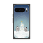 Premium Square Case with Pixelsnap［ Quiet Penguin Night ］