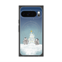 Premium Square Case with Pixelsnap［ Quiet Penguin Night ］