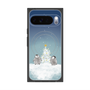 Premium Square Case with Pixelsnap［ Quiet Penguin Night ］