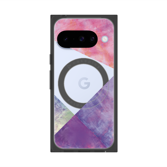 Premium Square Case with Pixelsnap［ Sunrise Pastel Palette - Purple ］