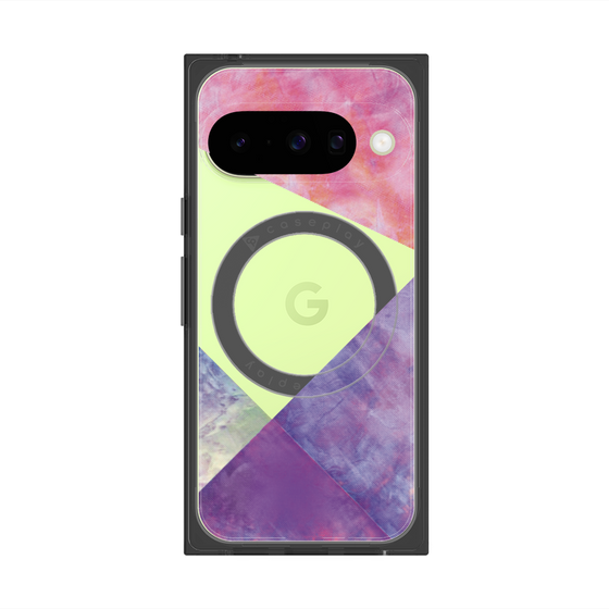 Premium Square Case with Pixelsnap［ Sunrise Pastel Palette - Purple ］