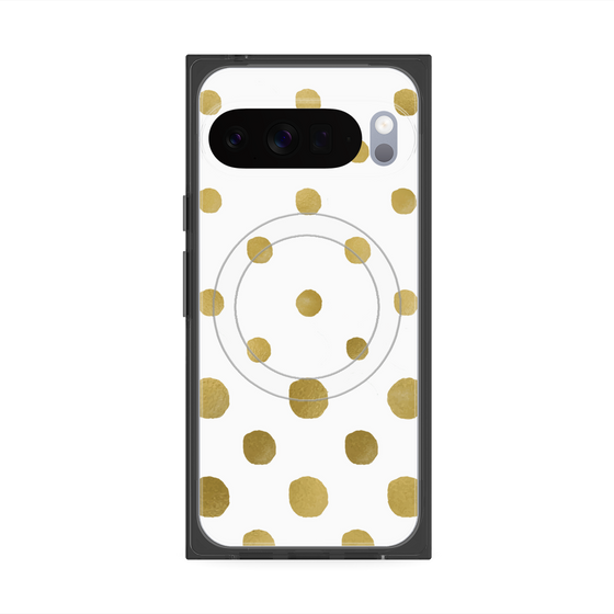 Premium Square Case with Pixelsnap［ Rolling Polka Dots ］