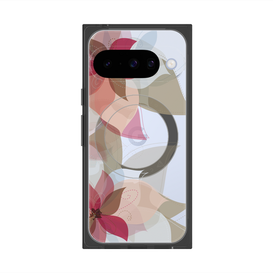 Premium Square Case with Pixelsnap［ Chiffon Flower ］