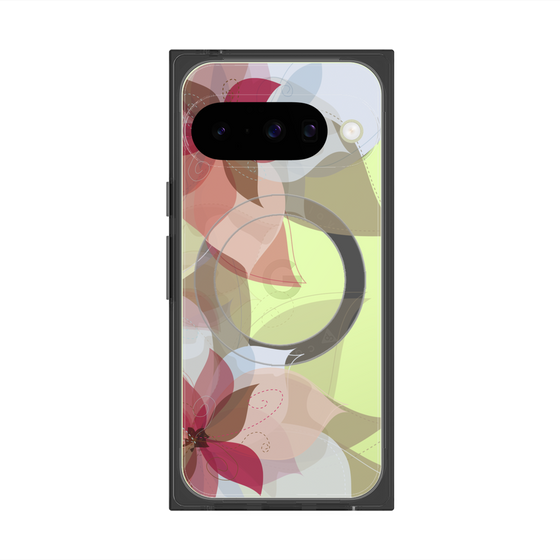 Premium Square Case with Pixelsnap［ Chiffon Flower ］